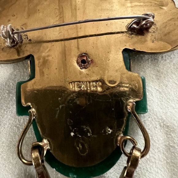 Mexican Head Brooch - Picture 8 of 11